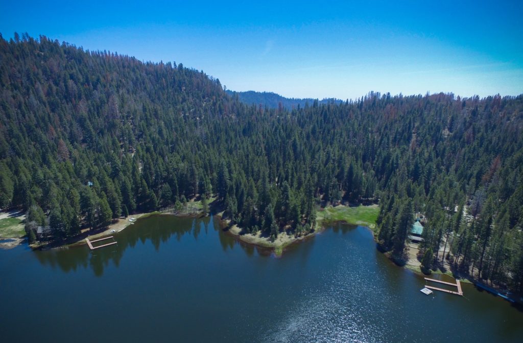 Flying over the Lake