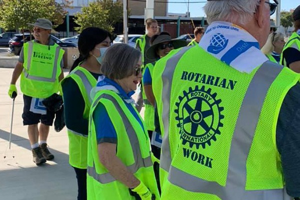 Rotarian at work